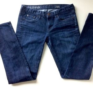 J. Crew Mid Rise Skinny Jeans Medium Wash 28R